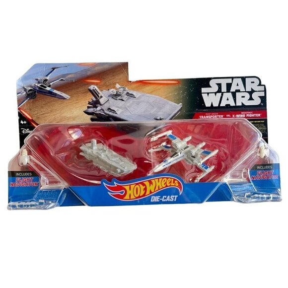 Hot Wheels Star Wars: The Force Awakens First Order Transporter vs. X-Wing Fight - Picture 1 of 3